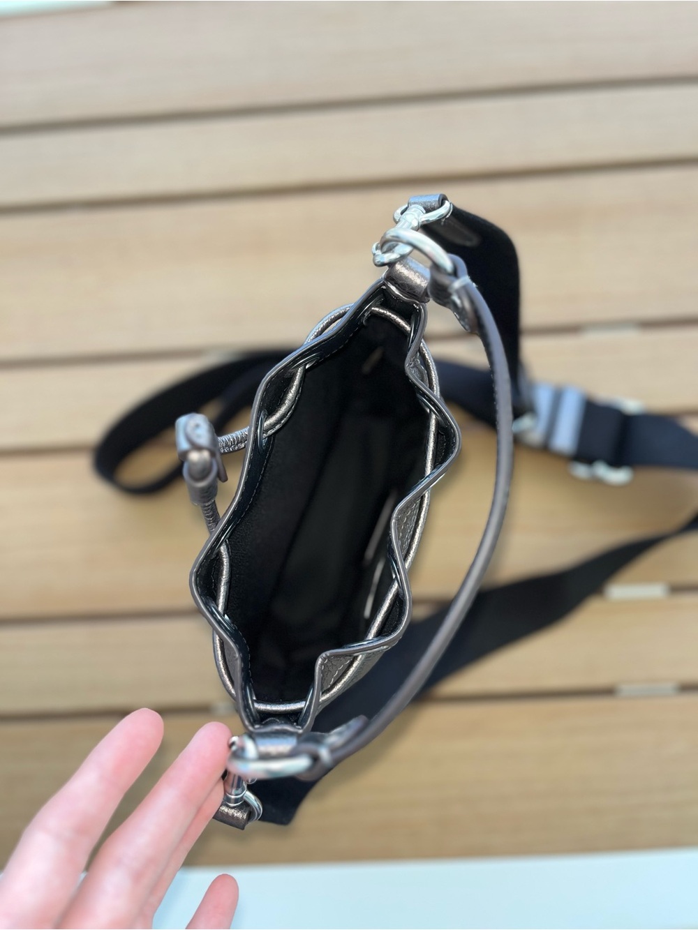 Coach Dempsey Drawstring Bucket Bag 15 - Picture 8 of 9